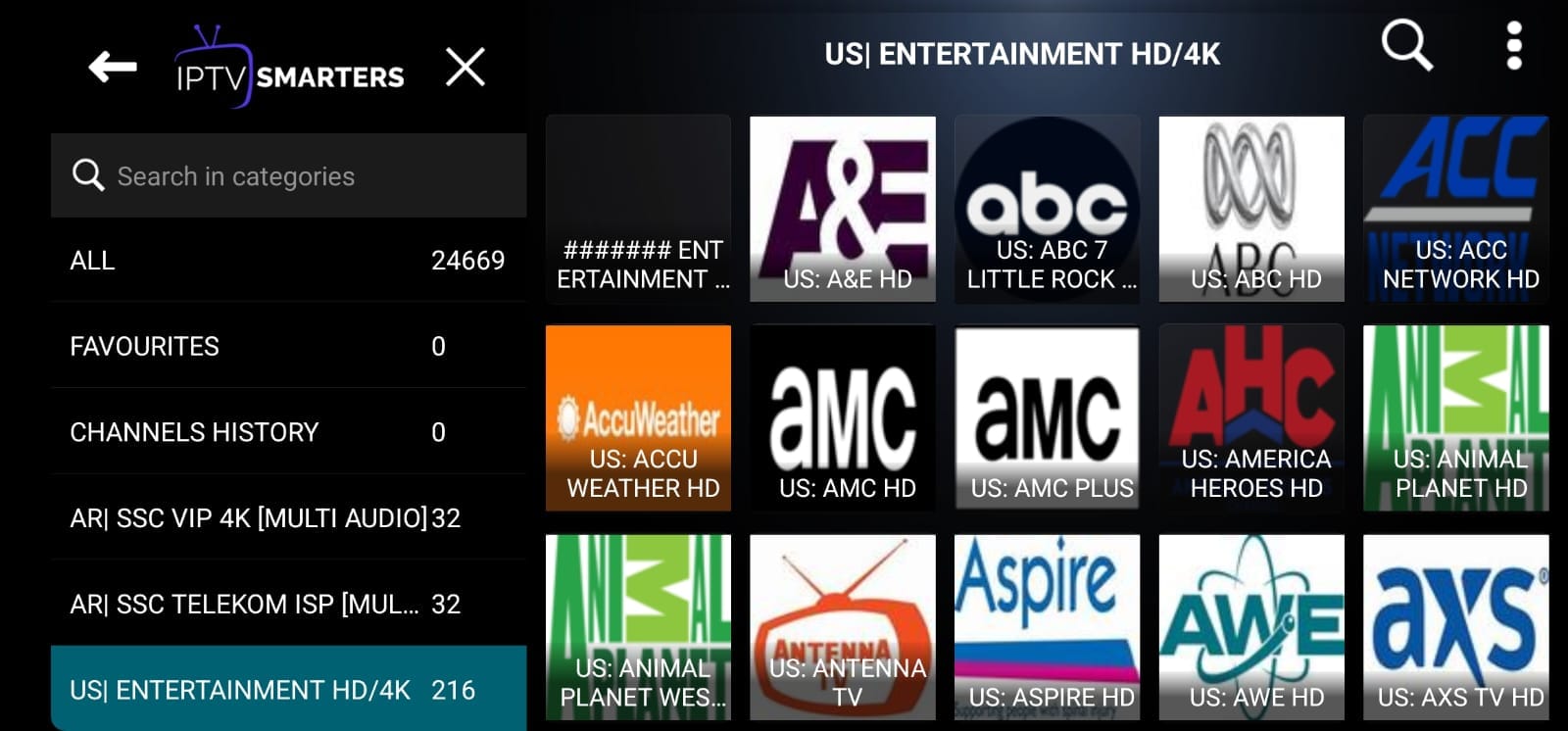 IPTV CHANNELS